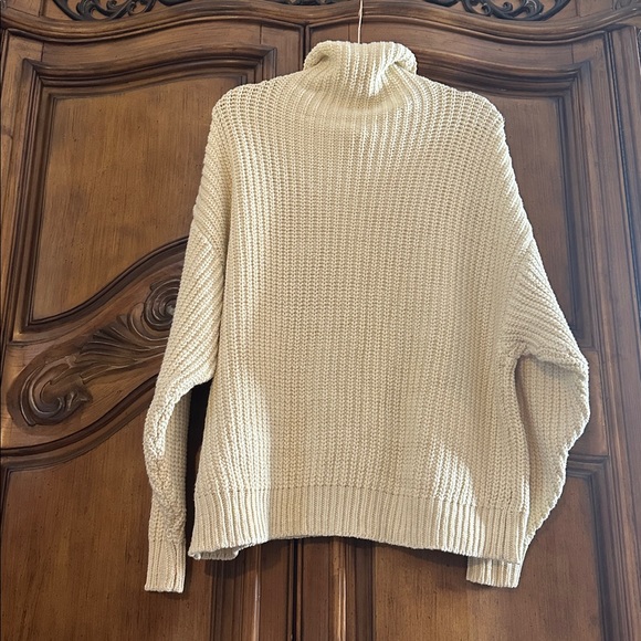 NEW Free People Oversized Cozy Cream XS Sweater - Picture 9 of 13